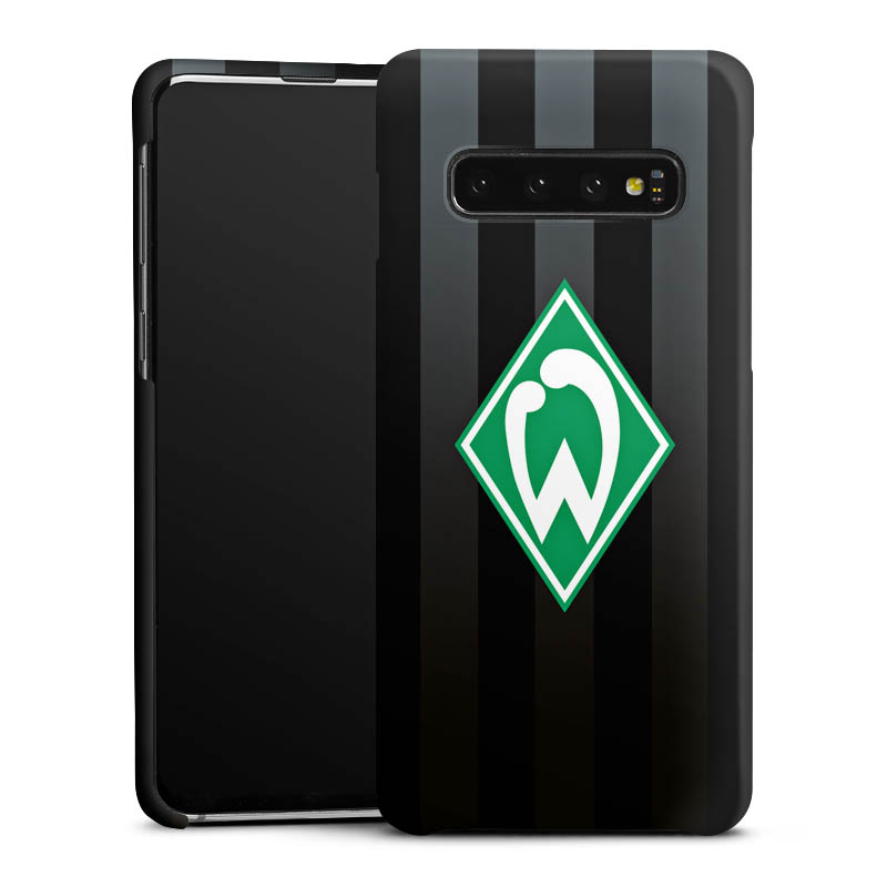 Galaxy S10 Handy Premium Case Smartphone Handyhülle Schutzhülle matt Stripes Sv Werder Bremen Official Licensed Product Premium Case