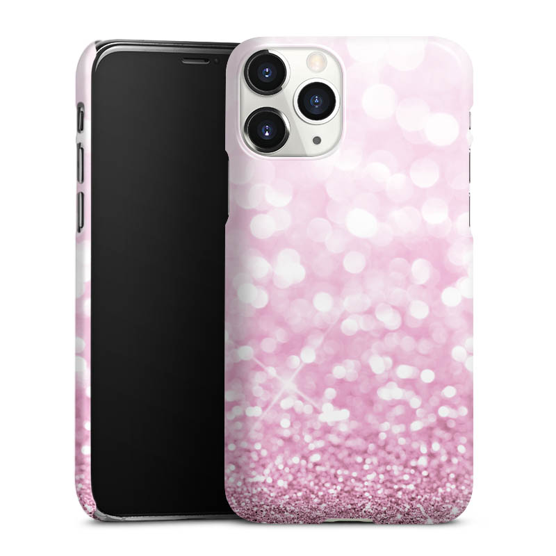 iPhone 11 Pro Handy Premium Case Smartphone Handyhülle Schutzhülle glänzend Glitzer Pink Shine Premium Case