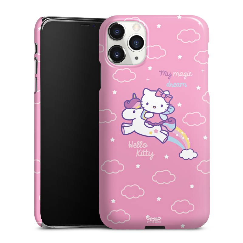 iPhone 11 Pro Max Handy Premium Case Smartphone Handyhülle Schutzhülle glänzend Einhorn Official Licensed Product Hello Kitty Premium Case