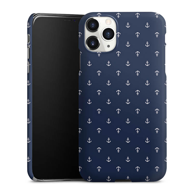 iPhone 11 Pro Max Handy Premium Case Smartphone Handyhülle Schutzhülle matt Muster Anchor Sail Premium Case