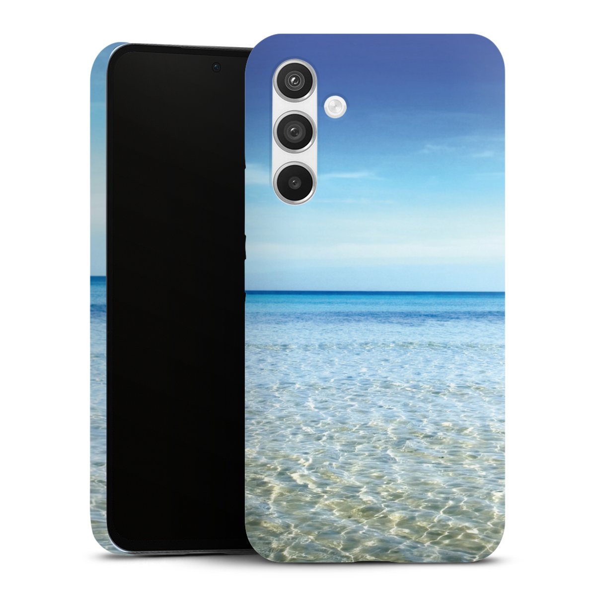 Galaxy A54 5G Handy Premium Case Smartphone Handyhülle Schutzhülle matt Urlaub Sky Ocean Premium Case