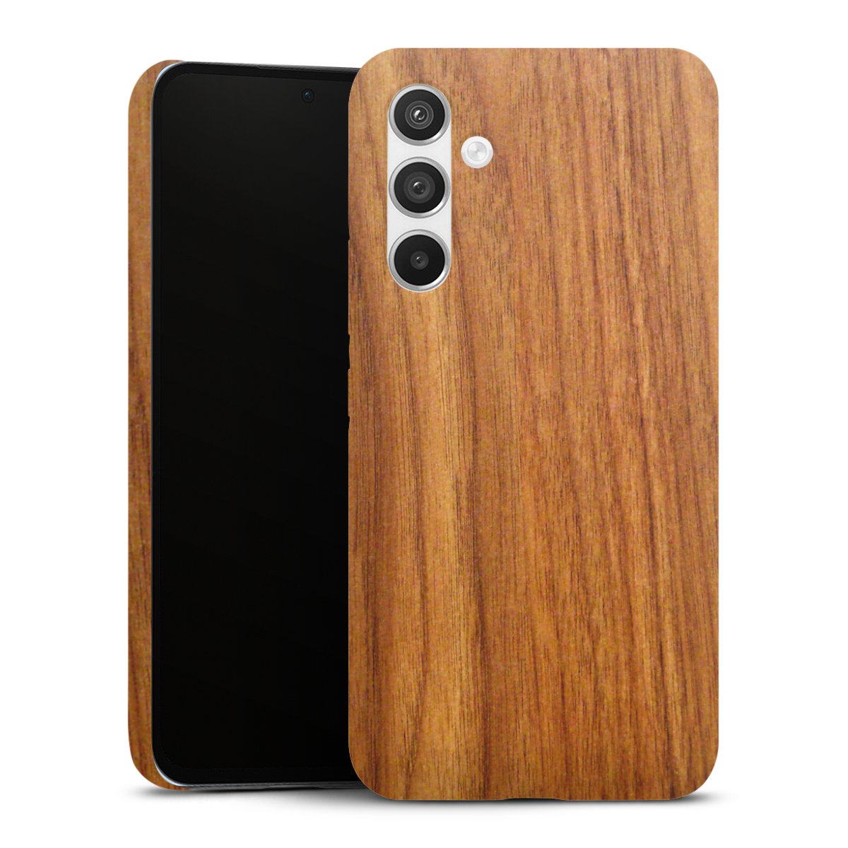 Galaxy A54 5G Handy Premium Case Smartphone Handyhülle Schutzhülle matt Wood Larch Wooden Look Premium Case