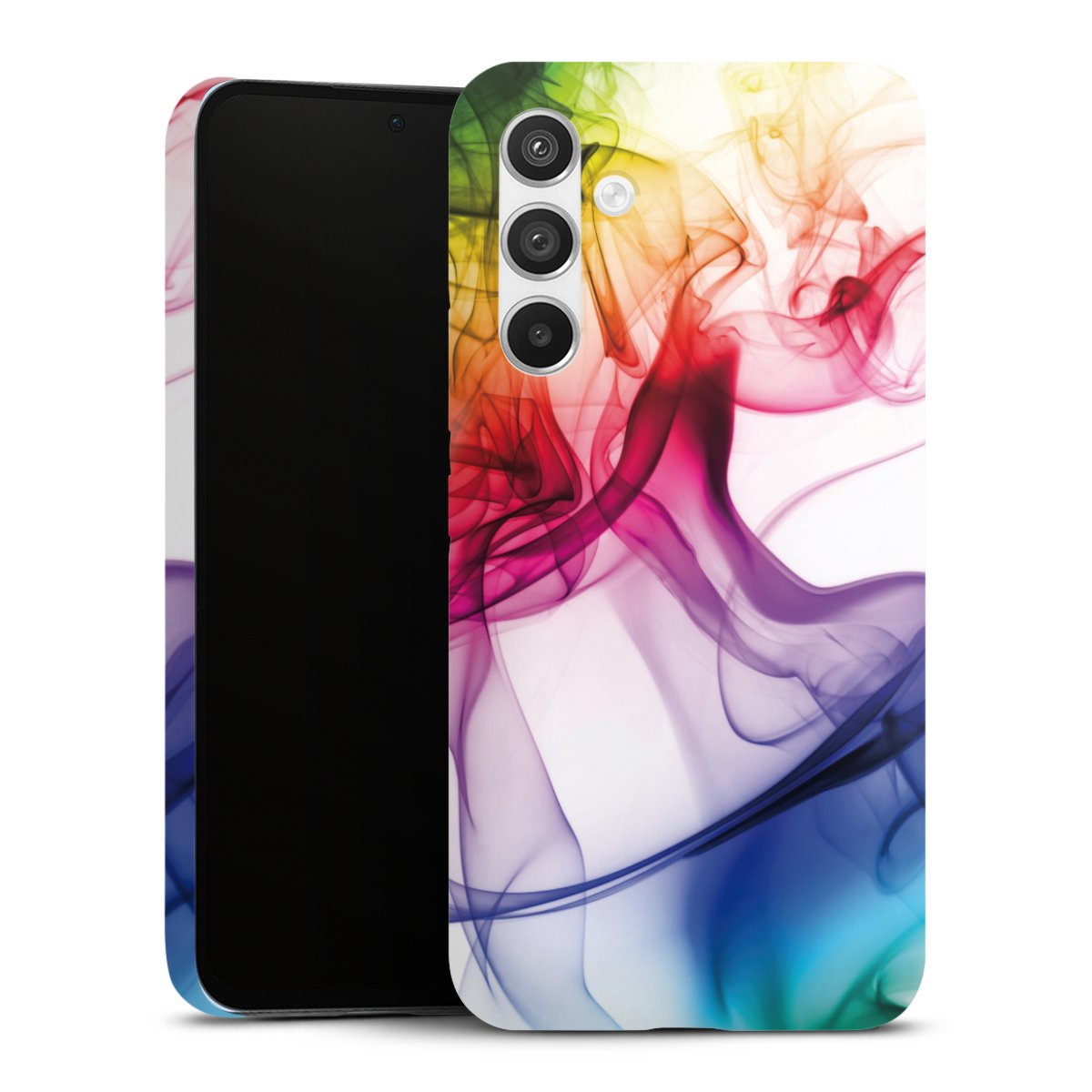 Galaxy A54 5G Handy Premium Case Smartphone Handyhülle Schutzhülle matt Water Colour Rainbow Premium Case