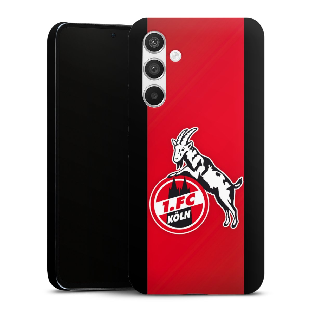 Galaxy A54 5G Handy Premium Case Smartphone Handyhülle Schutzhülle matt Official Licensed Product Billy Goat Hennes 1. Fc Köln Premium Case