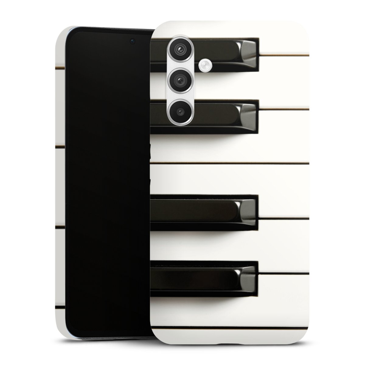 Galaxy A54 5G Handy Premium Case Smartphone Handyhülle Schutzhülle matt Klavier Piano Music Premium Case