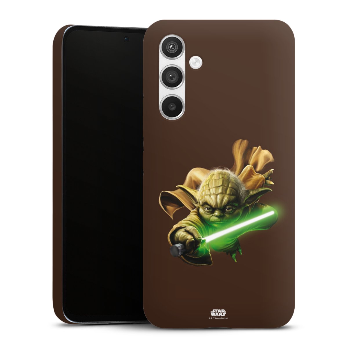 Galaxy A54 5G Handy Premium Case Smartphone Handyhülle Schutzhülle matt Yoda Merchandise Star Wars Premium Case