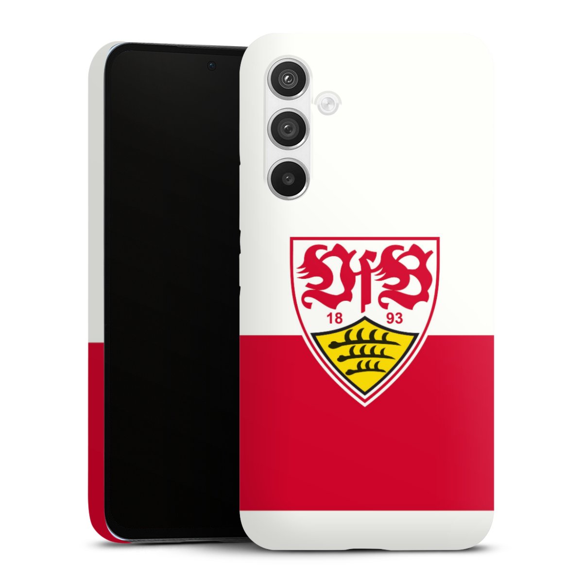 Galaxy A54 5G Handy Premium Case Smartphone Handyhülle Schutzhülle matt Official Licensed Product Logo Vfb Stuttgart Premium Case