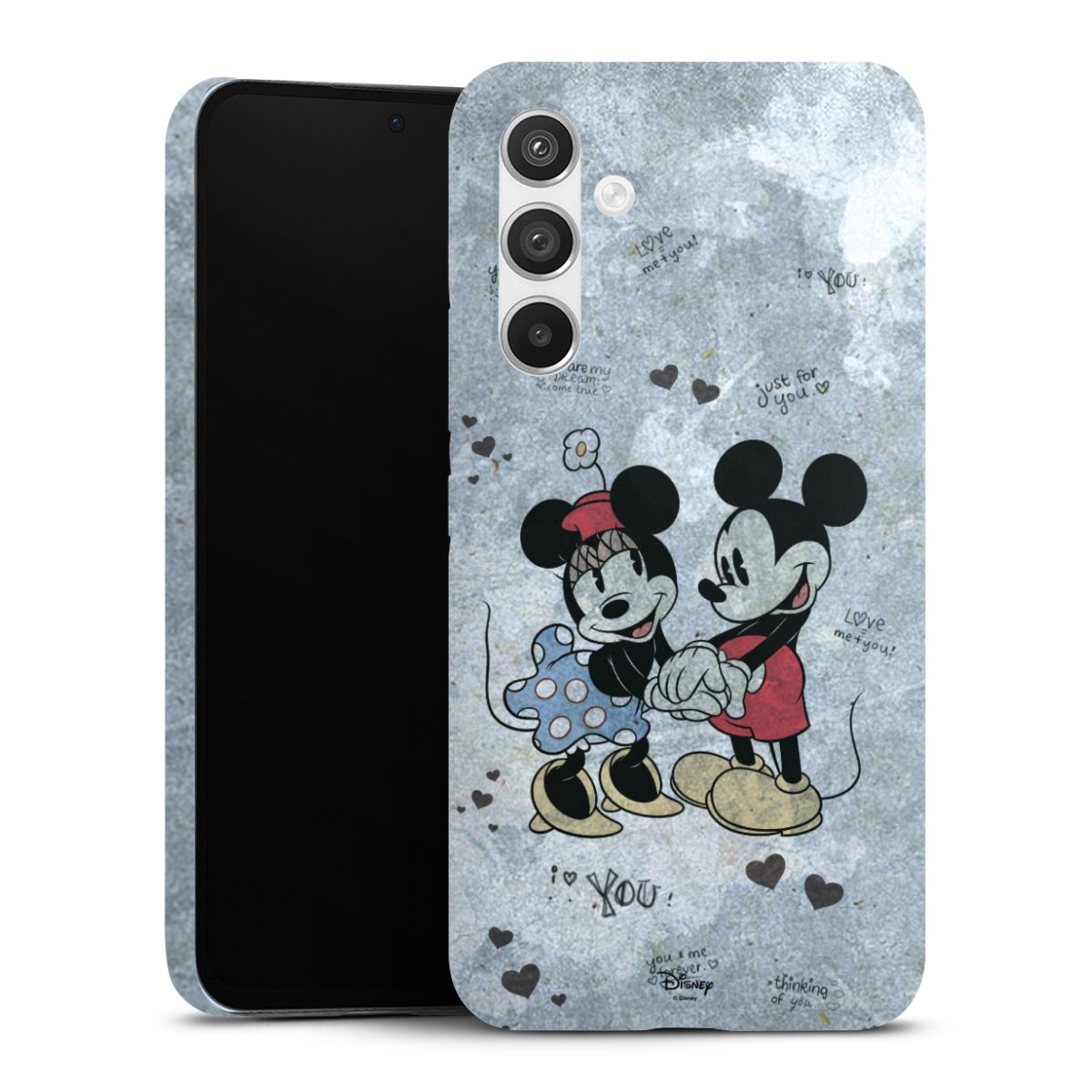 Galaxy A54 5G Handy Premium Case Smartphone Handyhülle Schutzhülle matt Mickey & Minnie Mouse Vintage Disney Premium Case