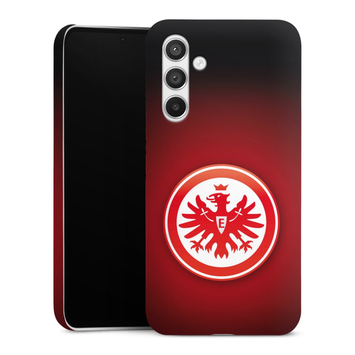 Galaxy A54 5G Handy Premium Case Smartphone Handyhülle Schutzhülle glänzend Eintracht Frankfurt Official Licensed Product Coat Of Arms Premium Case