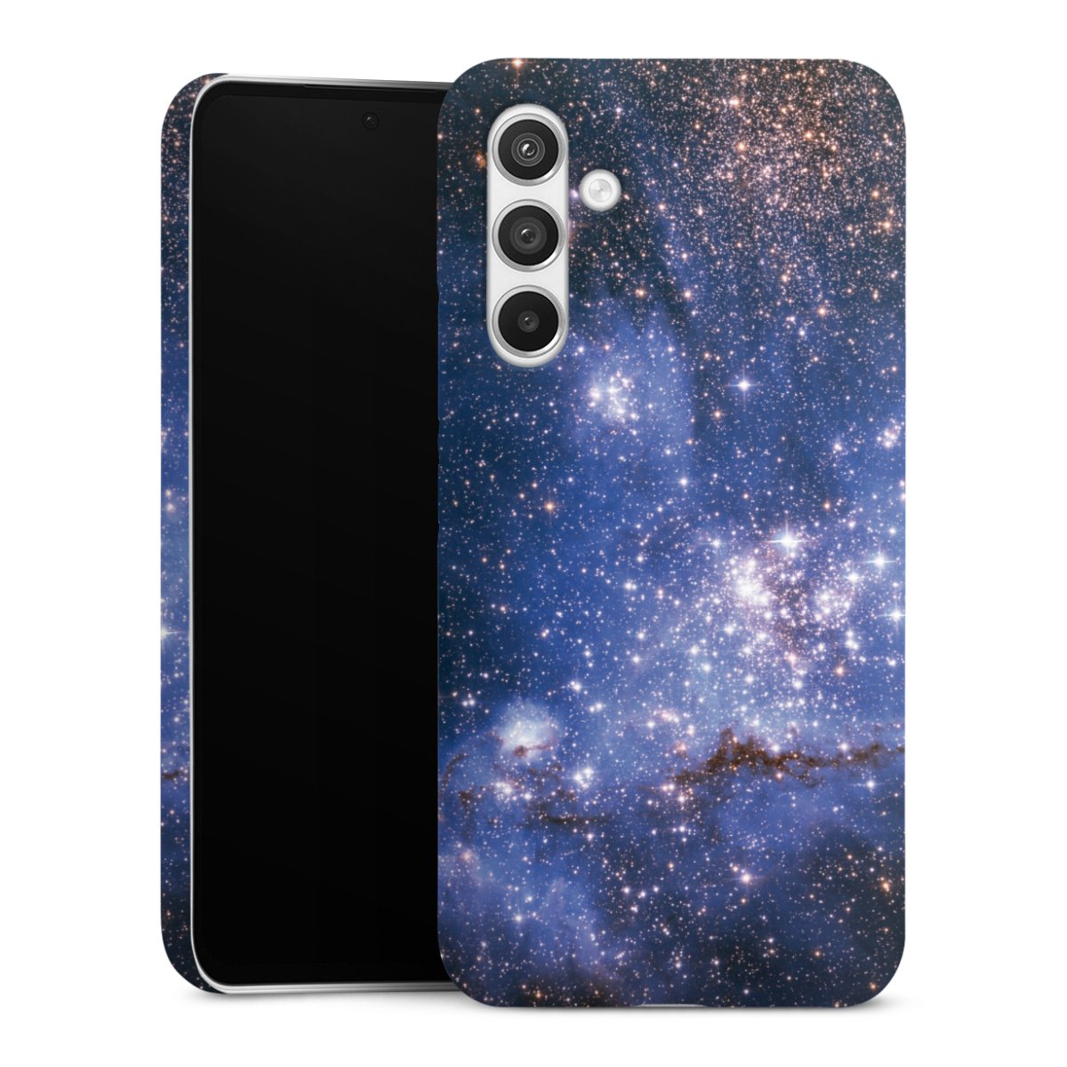 Galaxy A54 5G Handy Premium Case Smartphone Handyhülle Schutzhülle glänzend Weltall Galaxy Weltraum Premium Case