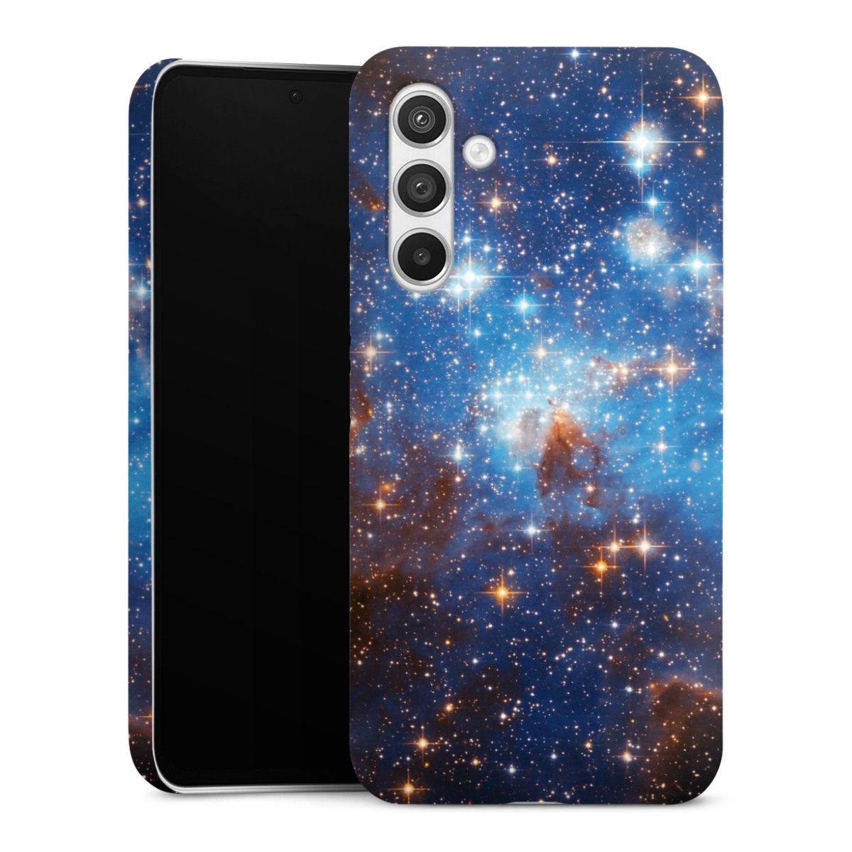 Galaxy A54 5G Handy Premium Case Smartphone Handyhülle Schutzhülle glänzend Star Weltall Galaxy Premium Case