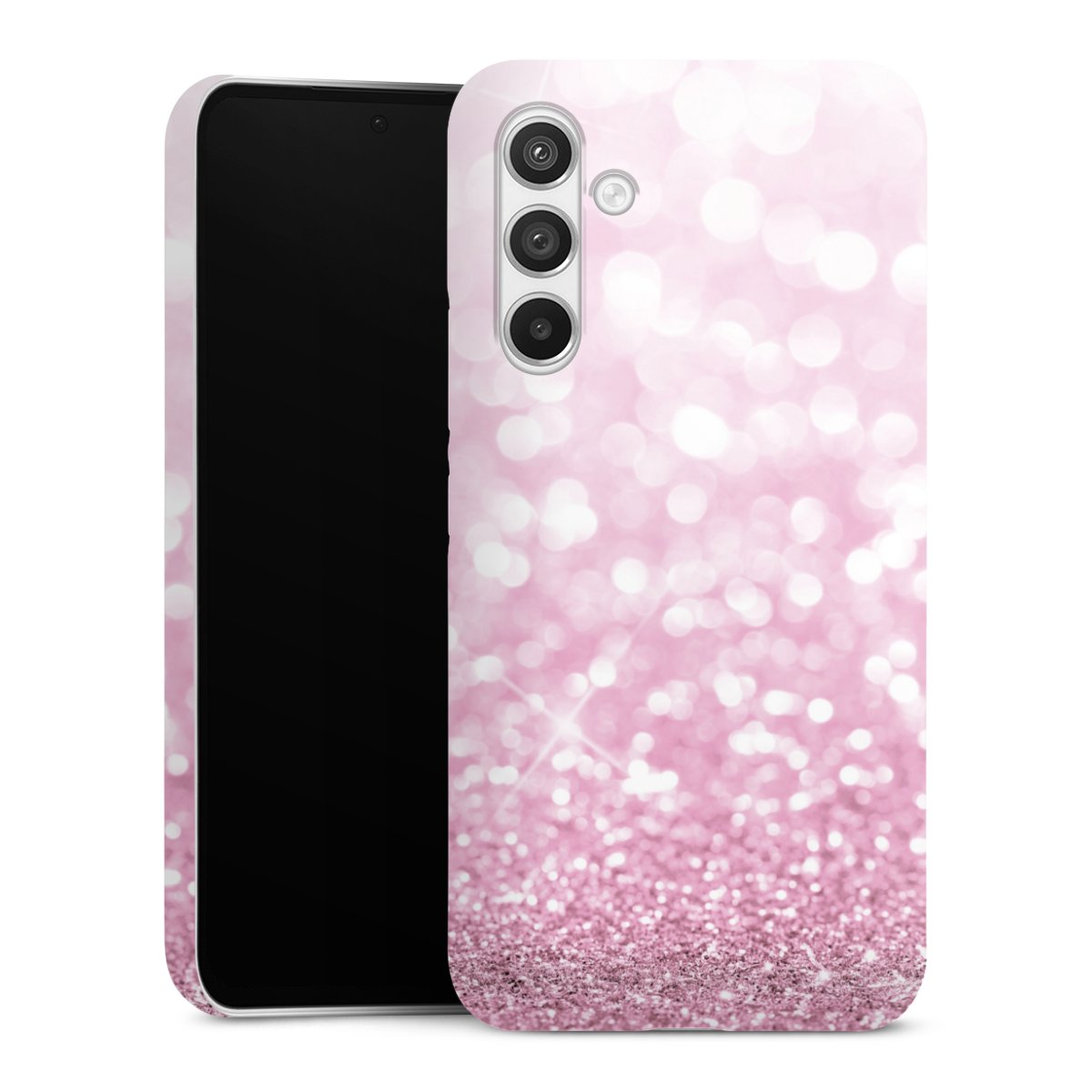 Galaxy A54 5G Handy Premium Case Smartphone Handyhülle Schutzhülle glänzend Glitzer Pink Shine Premium Case