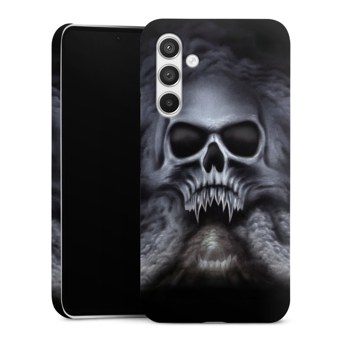 Galaxy A54 5G Handy Premium Case Smartphone Handyhülle Schutzhülle glänzend Totenkopf Skull Premium Case