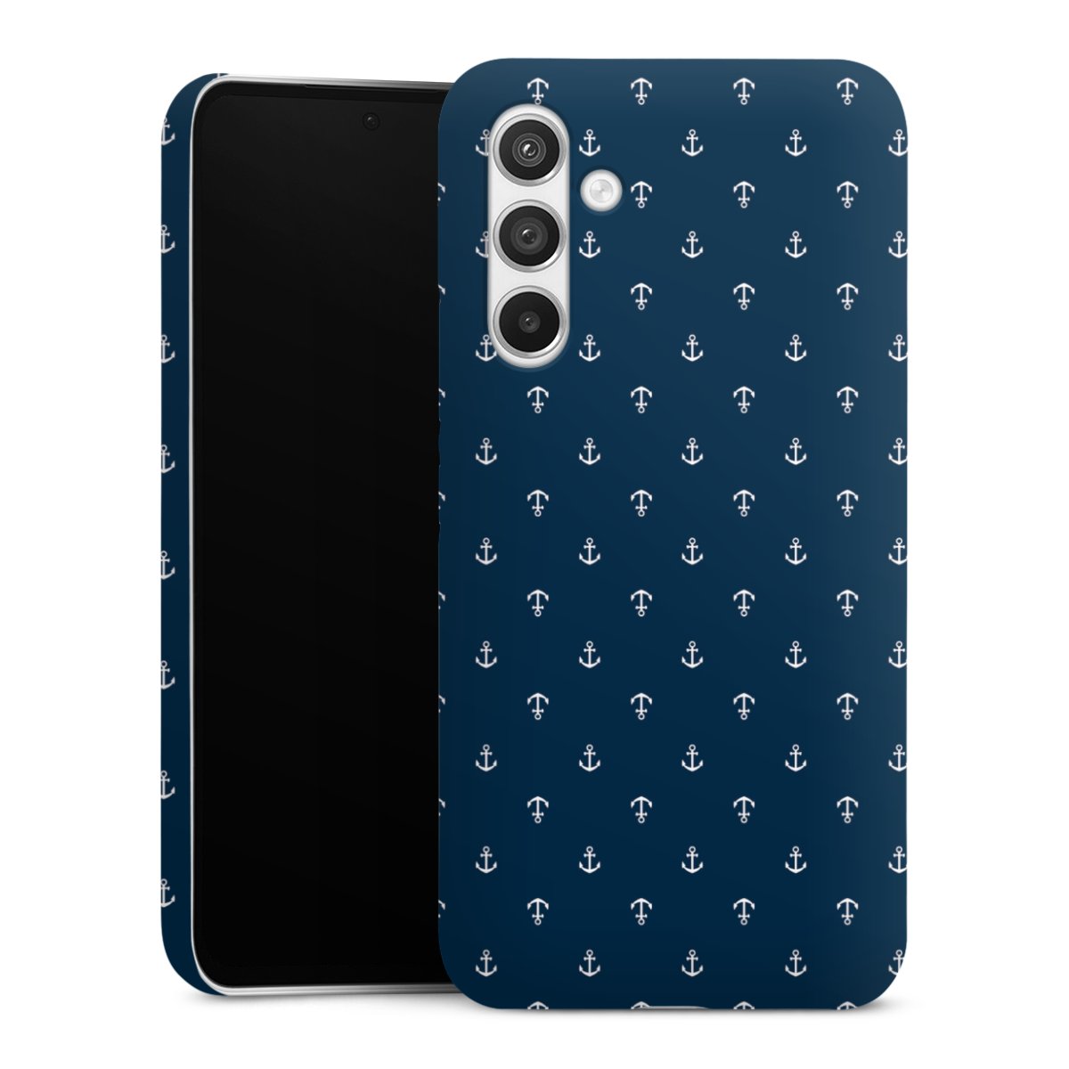 Galaxy A54 5G Handy Premium Case Smartphone Handyhülle Schutzhülle glänzend Muster Anchor Sail Premium Case