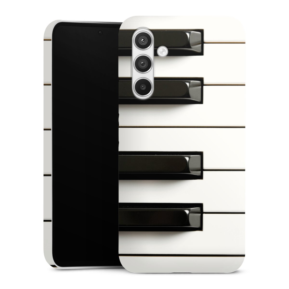 Galaxy A54 5G Handy Premium Case Smartphone Handyhülle Schutzhülle glänzend Klavier Piano Music Premium Case