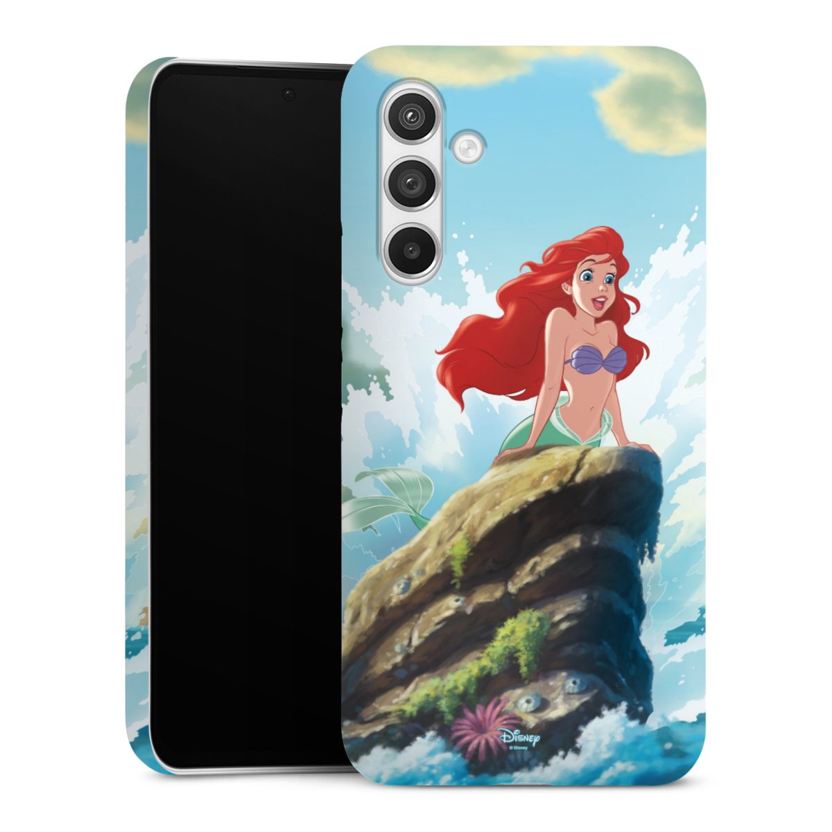 Galaxy A54 5G Handy Premium Case Smartphone Handyhülle Schutzhülle glänzend Mermaid Arielle Die Meerjungfrau Official Licensed Product Premium Case