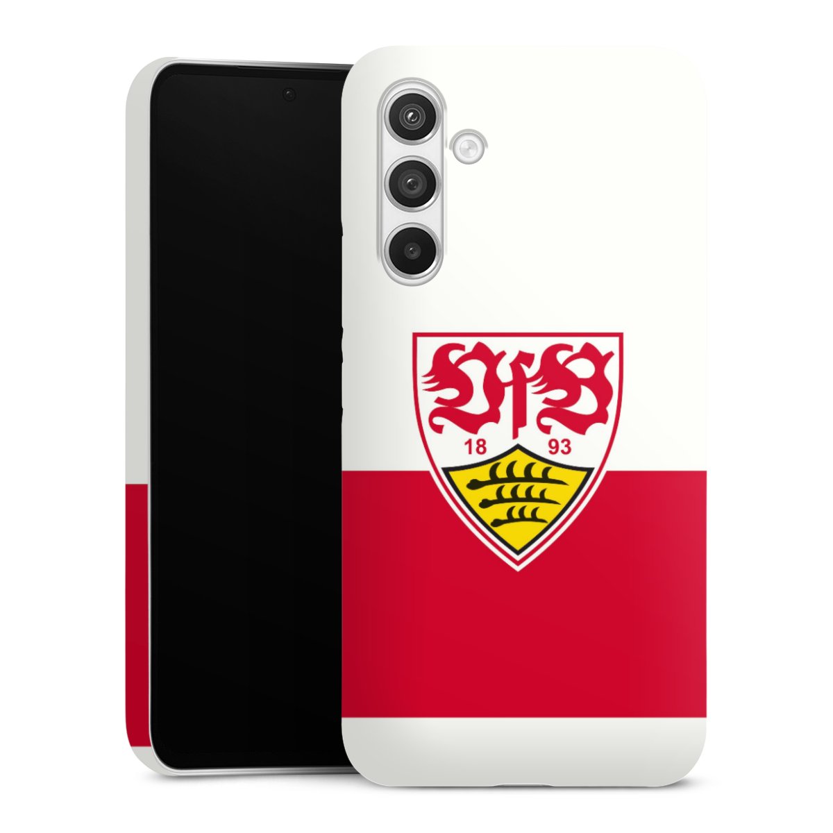 Galaxy A54 5G Handy Premium Case Smartphone Handyhülle Schutzhülle glänzend Official Licensed Product Logo Vfb Stuttgart Premium Case