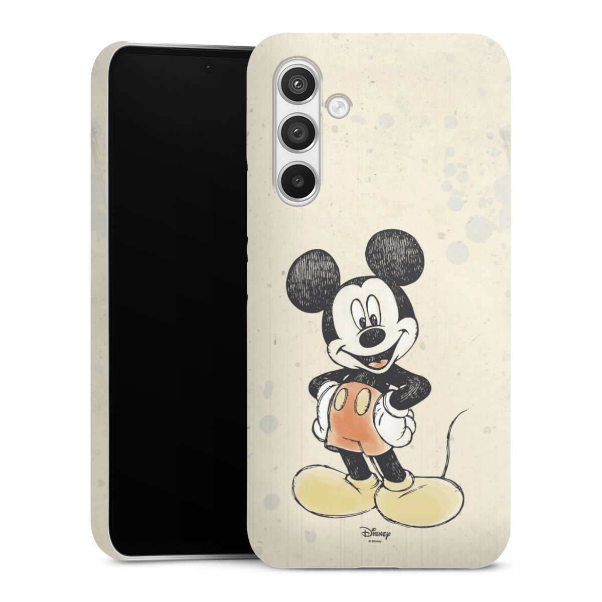 Galaxy A54 5G Handy Premium Case Smartphone Handyhülle Schutzhülle glänzend Water Colour Mickey & Minnie Mouse Official Licensed Product Premium Case