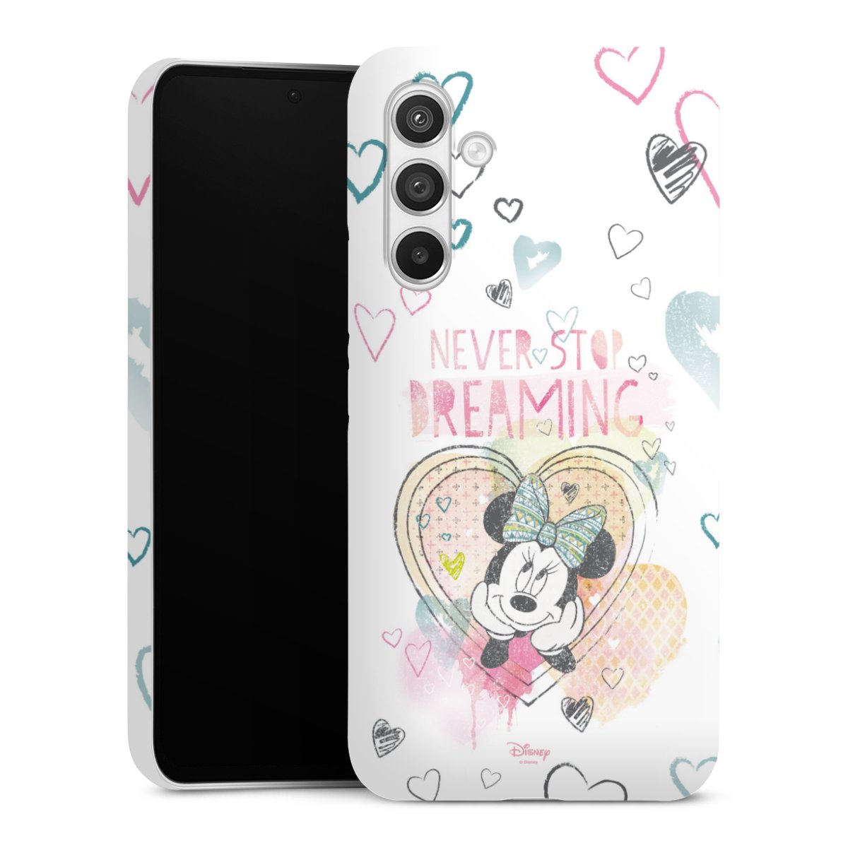 Galaxy A54 5G Handy Premium Case Smartphone Handyhülle Schutzhülle glänzend Disney Official Licensed Product Minnie Mouse Premium Case