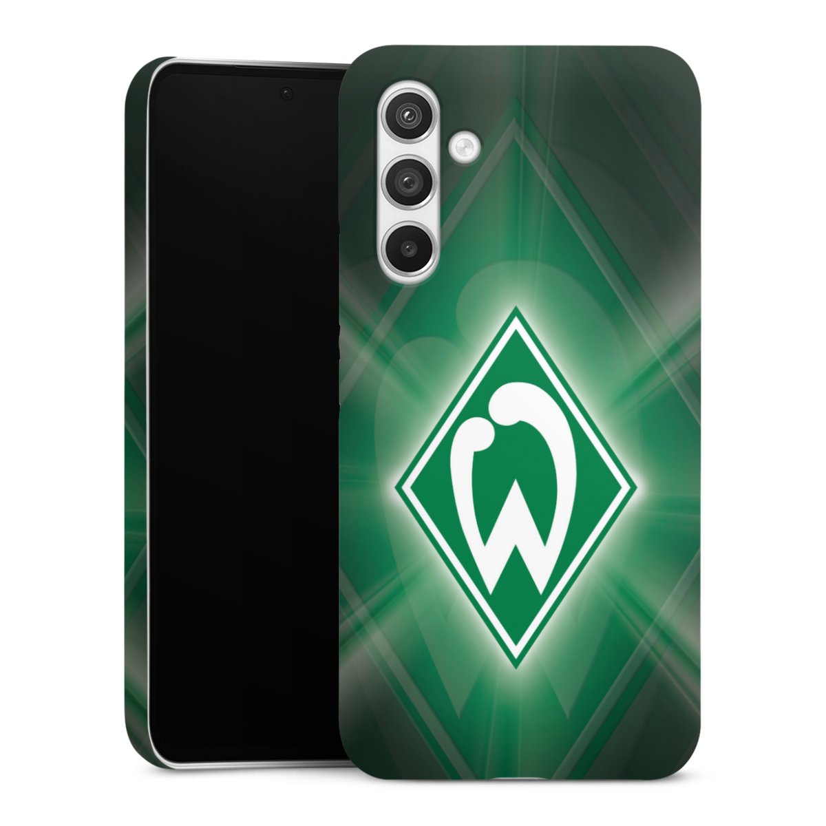 Galaxy A54 5G Handy Premium Case Smartphone Handyhülle Schutzhülle glänzend Sv Werder Bremen Official Licensed Product Coat Of Arms Premium Case