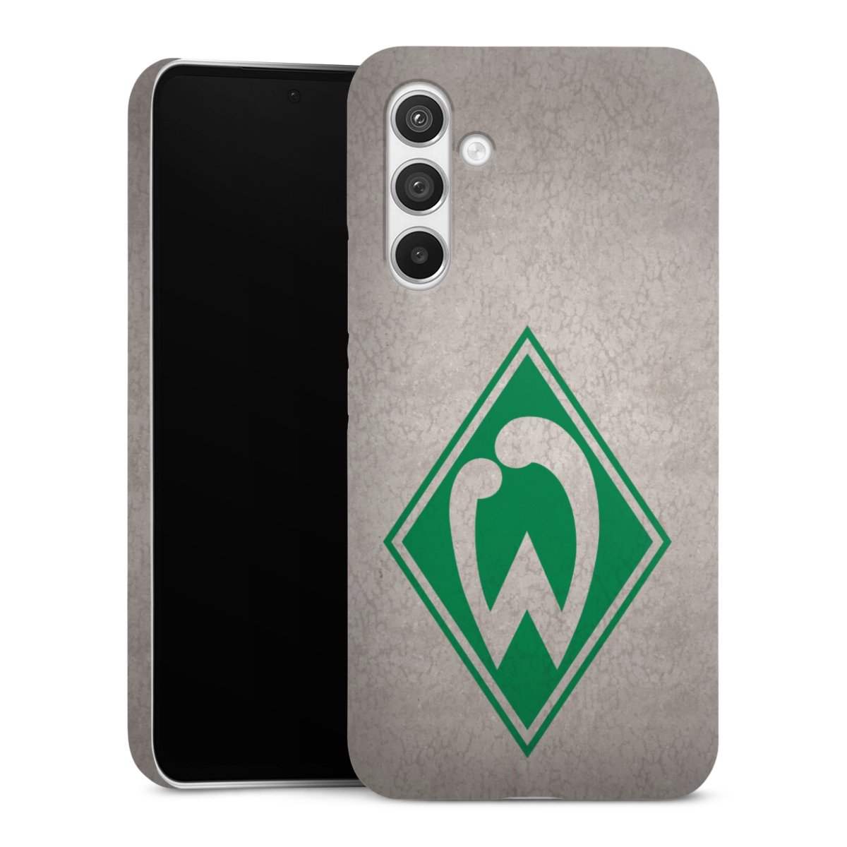 Galaxy A54 5G Handy Premium Case Smartphone Handyhülle Schutzhülle glänzend Sv Werder Bremen Concrete Official Licensed Product Premium Case