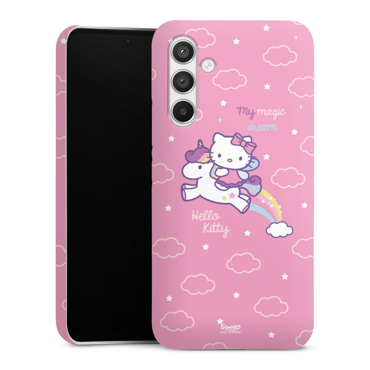 Galaxy A54 5G Handy Premium Case Smartphone Handyhülle Schutzhülle glänzend Einhorn Official Licensed Product Hello Kitty Premium Case