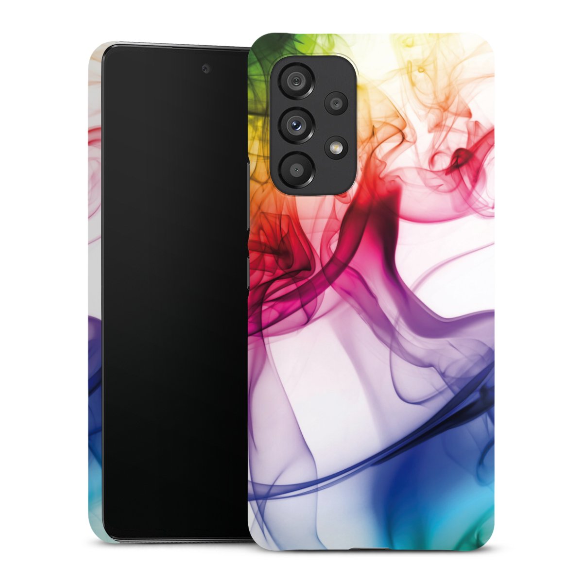 Galaxy A53 5G Handy Premium Case Smartphone Handyhülle Schutzhülle matt Water Colour Rainbow Premium Case