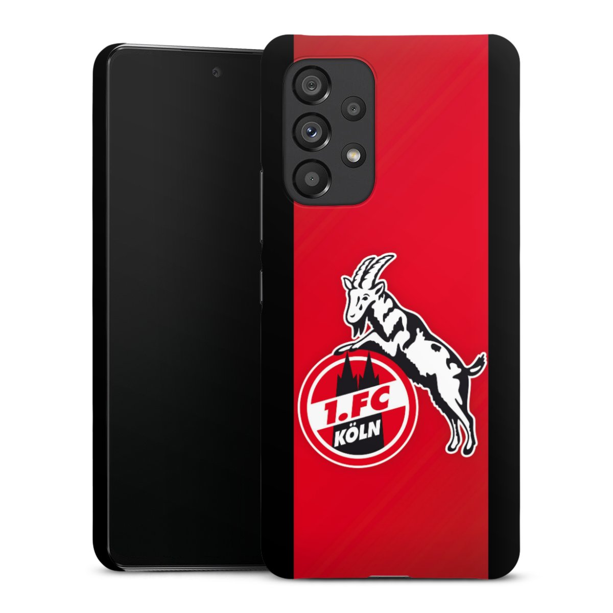 Galaxy A53 5G Handy Premium Case Smartphone Handyhülle Schutzhülle matt Official Licensed Product Billy Goat Hennes 1. Fc Köln Premium Case