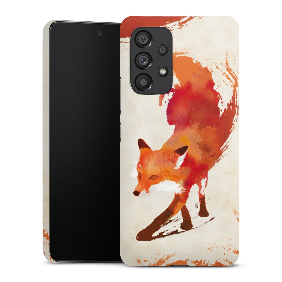 Galaxy A53 5G Handy Premium Case Smartphone Handyhülle Schutzhülle matt Fox Graphic Premium Case