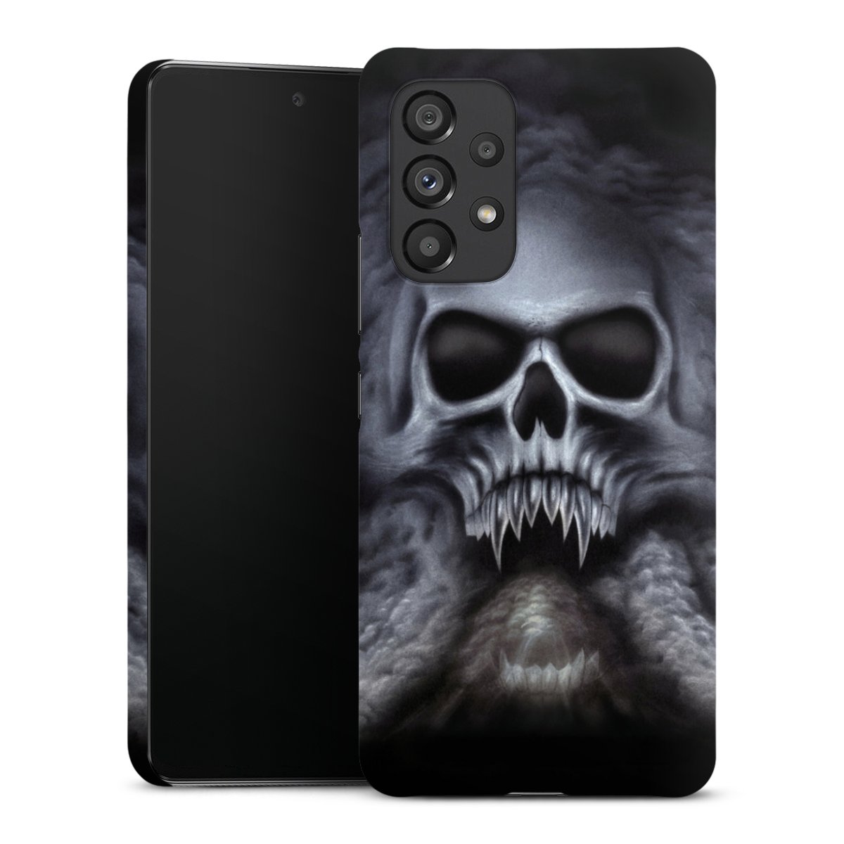 Galaxy A53 5G Handy Premium Case Smartphone Handyhülle Schutzhülle matt Totenkopf Skull Premium Case