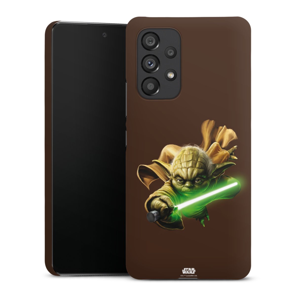 Galaxy A53 5G Handy Premium Case Smartphone Handyhülle Schutzhülle matt Yoda Merchandise Star Wars Premium Case