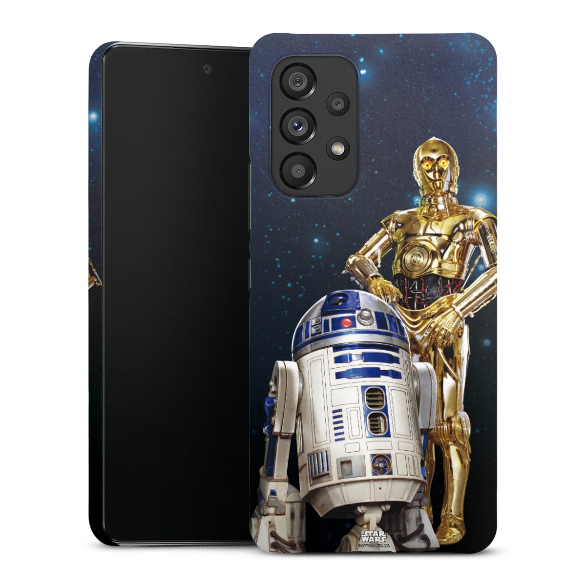 Galaxy A53 5G Handy Premium Case Smartphone Handyhülle Schutzhülle matt Weltall Star Wars R2d2 Premium Case