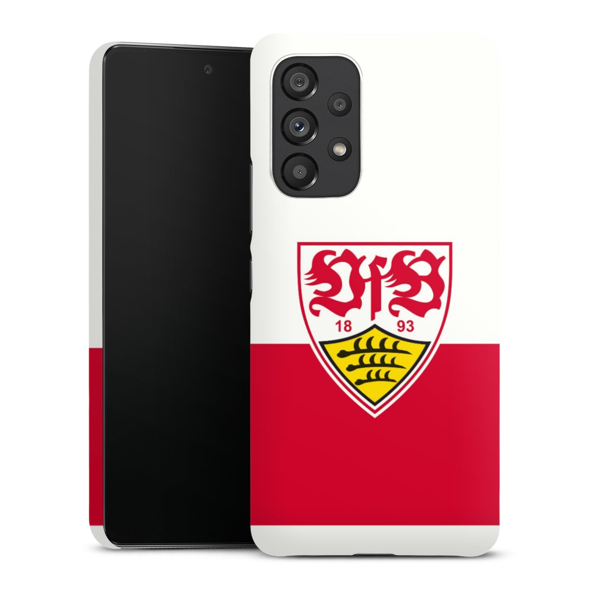 Galaxy A53 5G Handy Premium Case Smartphone Handyhülle Schutzhülle matt Official Licensed Product Logo Vfb Stuttgart Premium Case