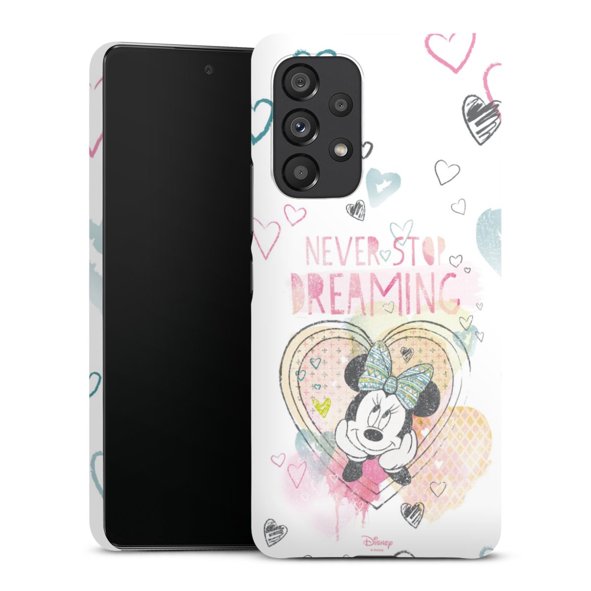 Galaxy A53 5G Handy Premium Case Smartphone Handyhülle Schutzhülle matt Disney Official Licensed Product Minnie Mouse Premium Case