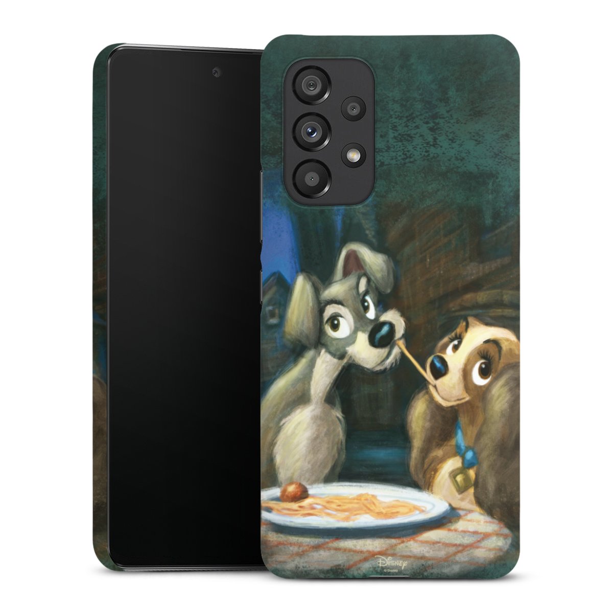 Galaxy A53 5G Handy Premium Case Smartphone Handyhülle Schutzhülle matt Lady And The Tramp Official Licensed Product Disney Premium Case