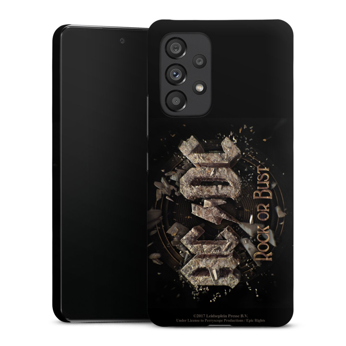 Galaxy A53 5G Handy Premium Case Smartphone Handyhülle Schutzhülle matt Acdc Official Licensed Product Rock Or Bust Premium Case