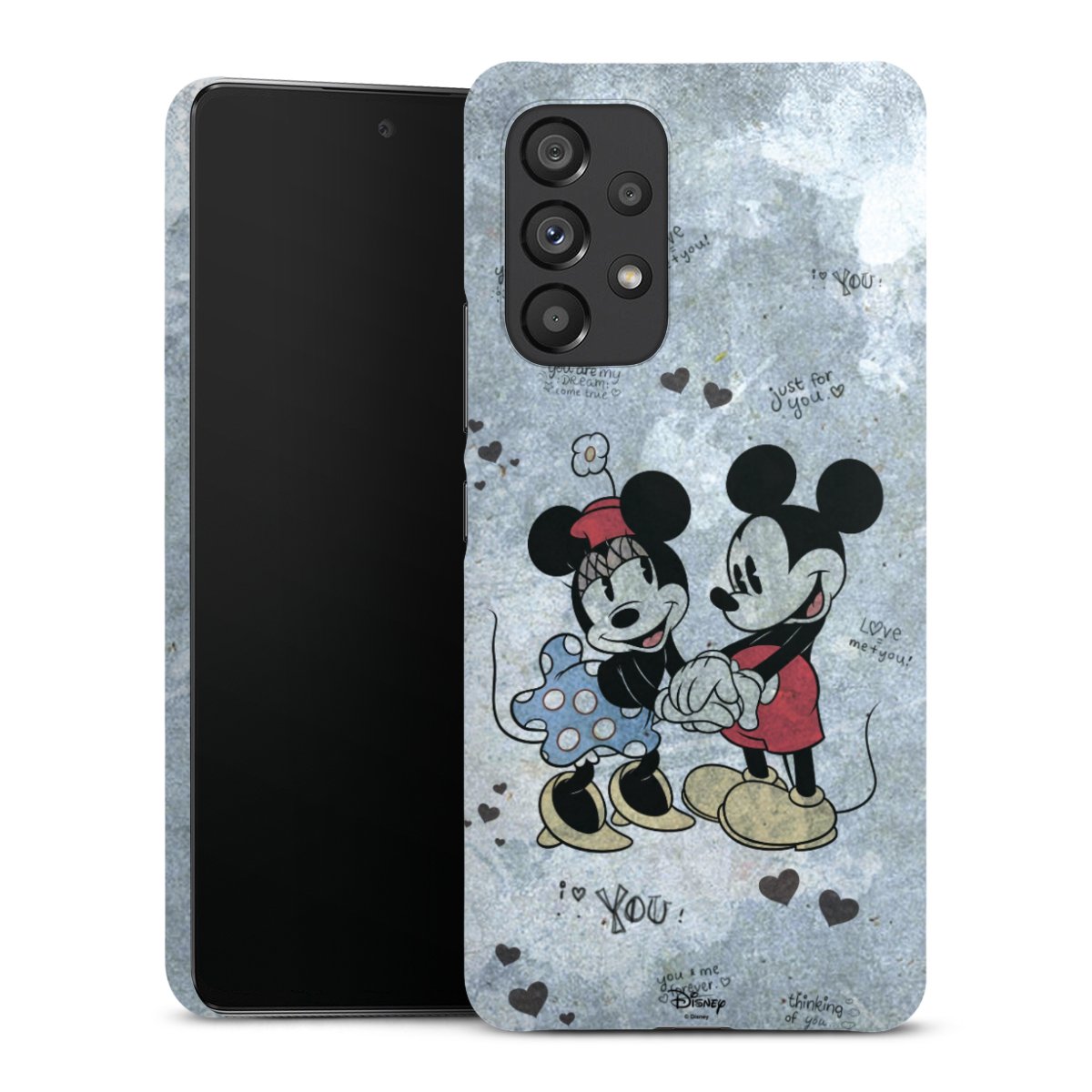 Galaxy A53 5G Handy Premium Case Smartphone Handyhülle Schutzhülle matt Mickey & Minnie Mouse Vintage Disney Premium Case