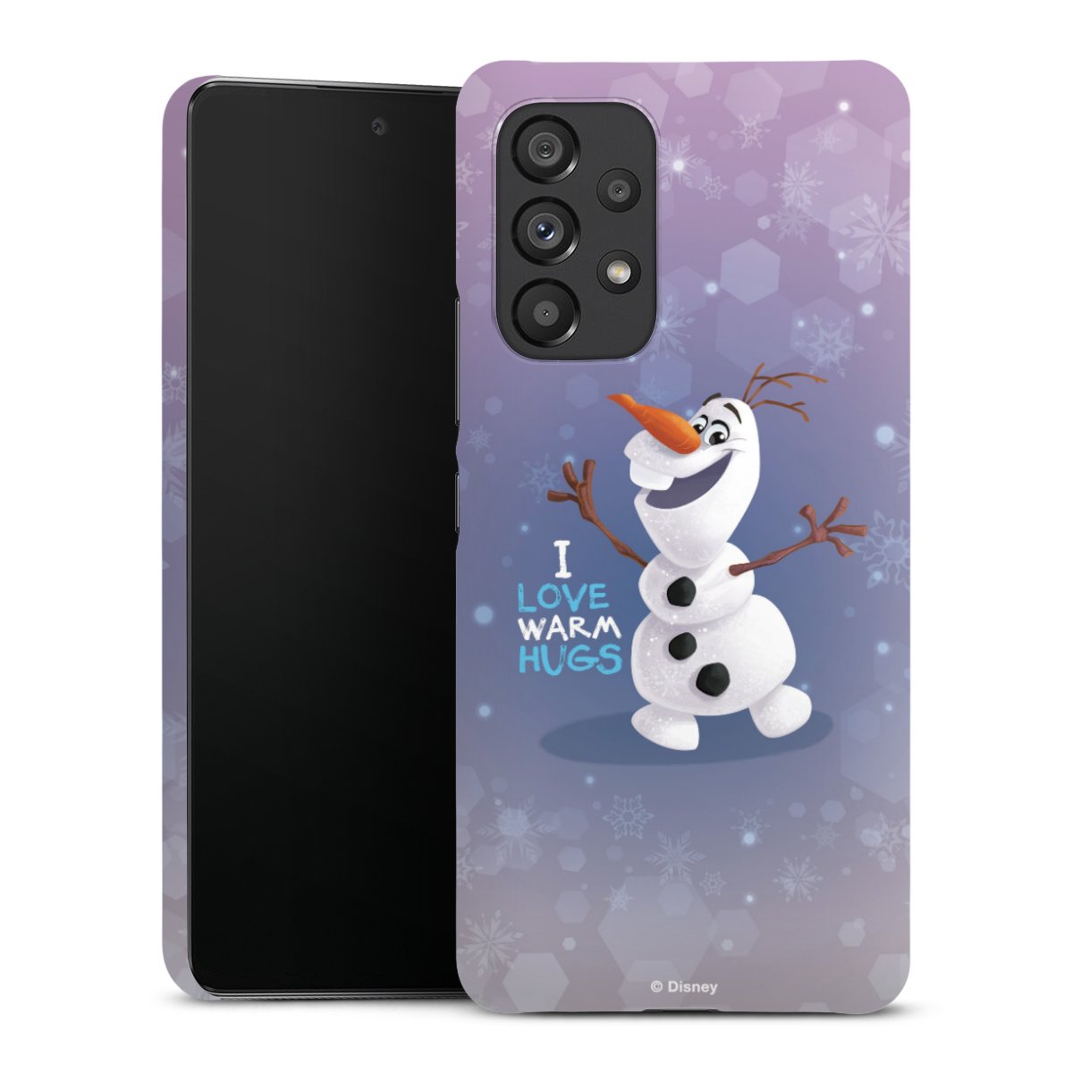 Galaxy A53 5G Handy Premium Case Smartphone Handyhülle Schutzhülle matt Frozen Frozen Olaf Official Licensed Product Premium Case