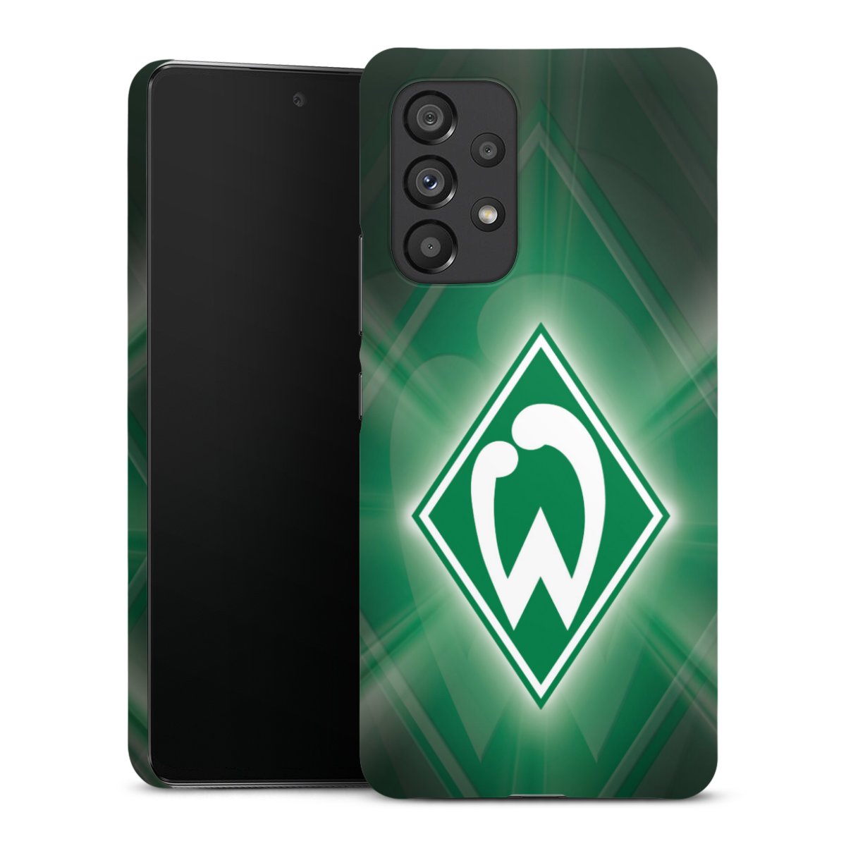 Galaxy A53 5G Handy Premium Case Smartphone Handyhülle Schutzhülle matt Sv Werder Bremen Official Licensed Product Coat Of Arms Premium Case