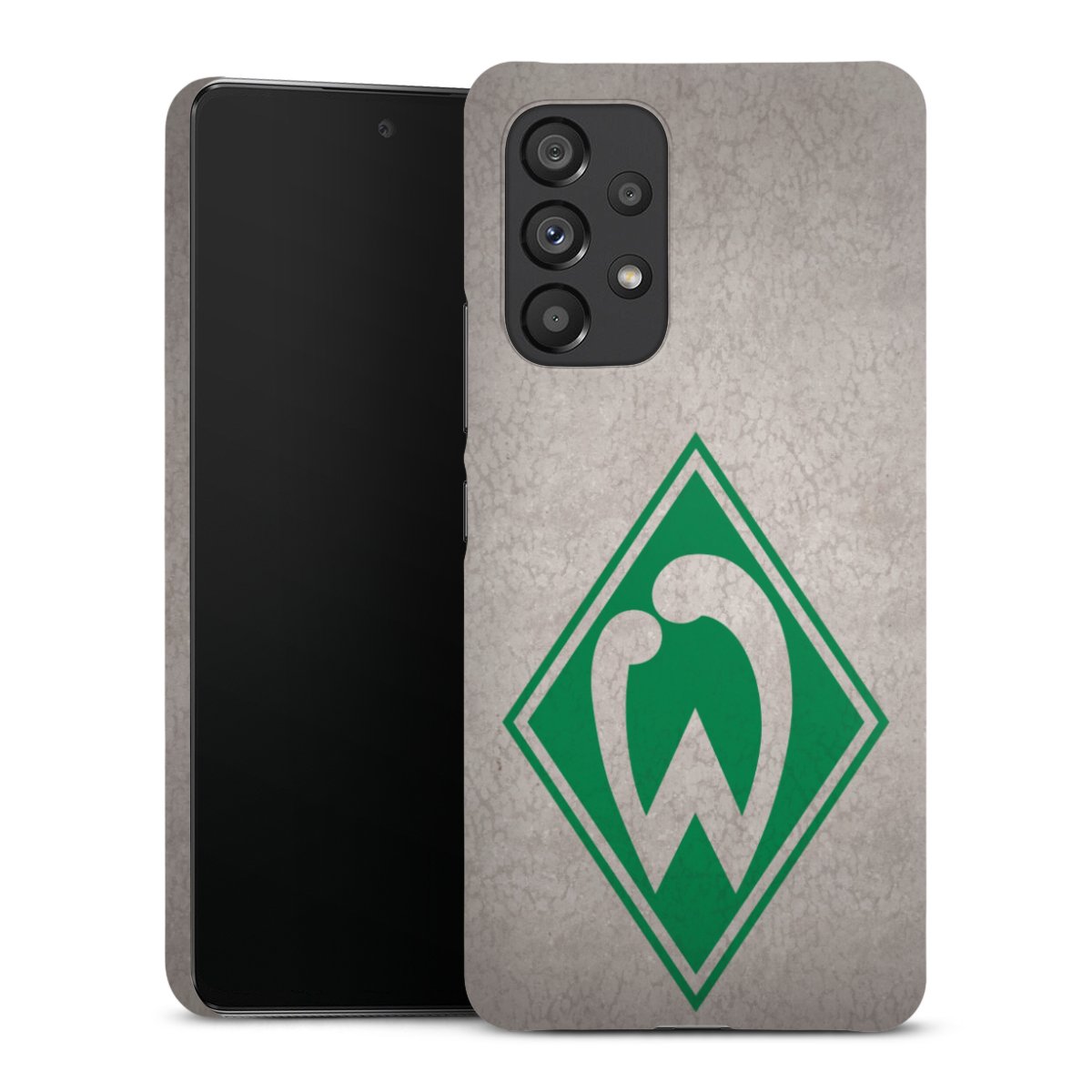 Galaxy A53 5G Handy Premium Case Smartphone Handyhülle Schutzhülle matt Sv Werder Bremen Concrete Official Licensed Product Premium Case