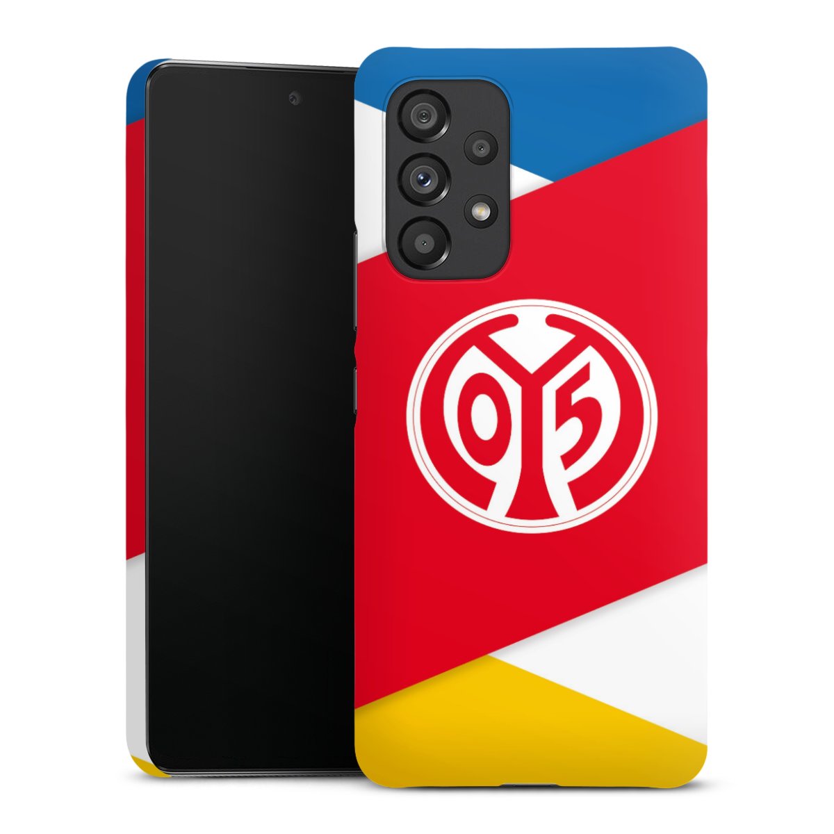 Galaxy A53 5G Handy Premium Case Smartphone Handyhülle Schutzhülle matt Official Licensed Product Soccer 1. Fsv Mainz 05 E.V. Premium Case