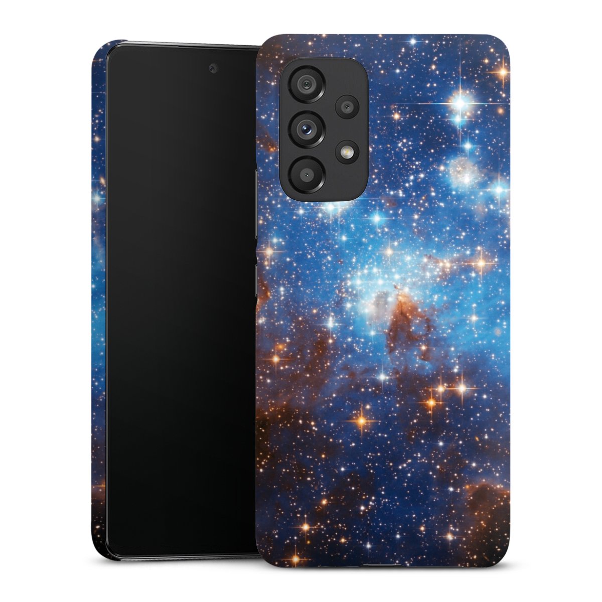 Galaxy A53 5G Handy Premium Case Smartphone Handyhülle Schutzhülle glänzend Star Weltall Galaxy Premium Case