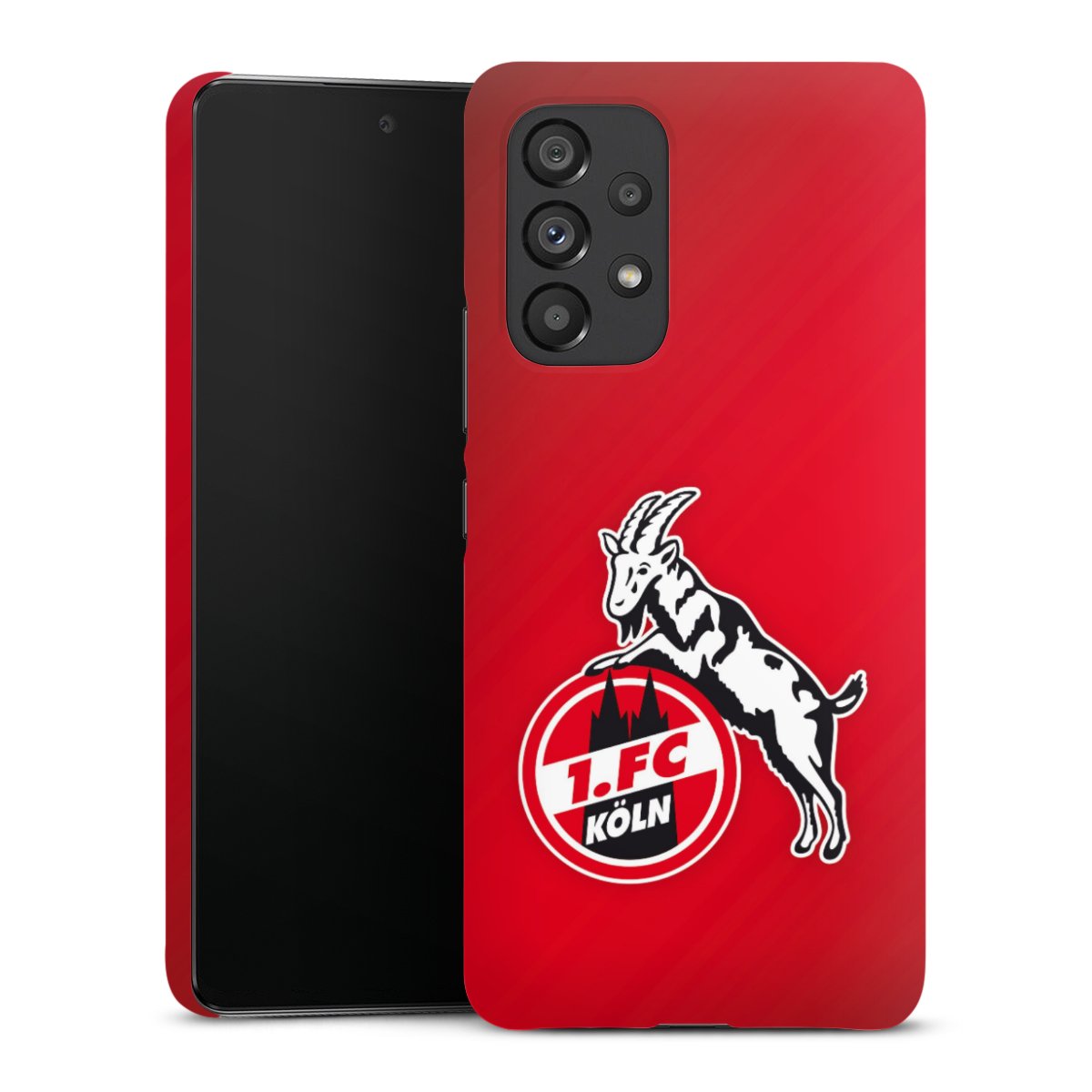 Galaxy A53 5G Handy Premium Case Smartphone Handyhülle Schutzhülle glänzend Official Licensed Product Effzeh 1. Fc Köln Premium Case