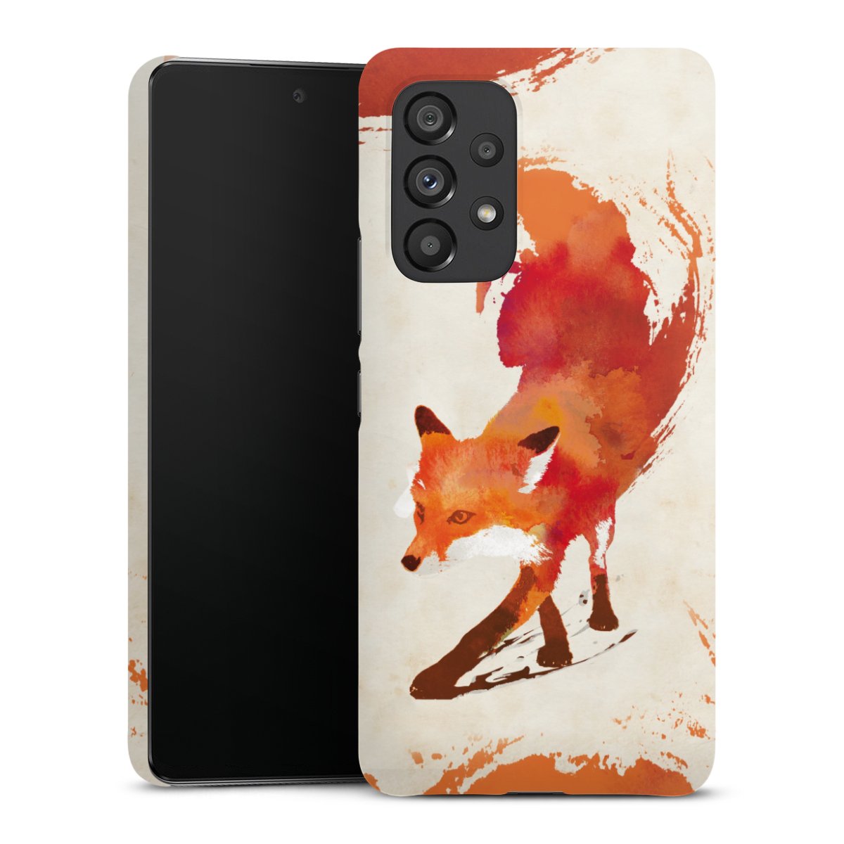 Galaxy A53 5G Handy Premium Case Smartphone Handyhülle Schutzhülle glänzend Fox Graphic Premium Case