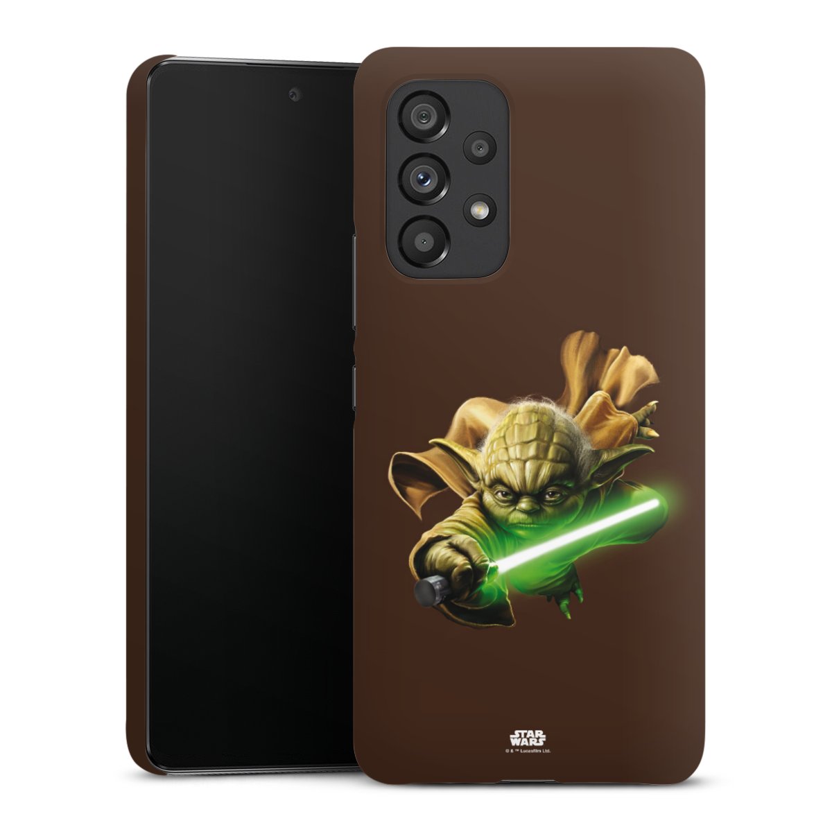 Galaxy A53 5G Handy Premium Case Smartphone Handyhülle Schutzhülle glänzend Yoda Merchandise Star Wars Premium Case