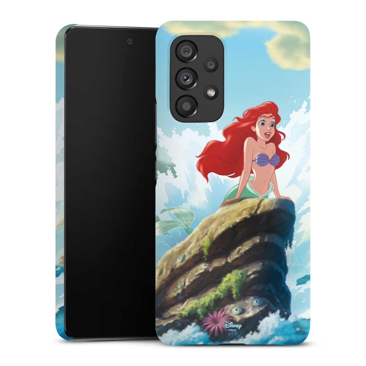 Galaxy A53 5G Handy Premium Case Smartphone Handyhülle Schutzhülle glänzend Mermaid Arielle Die Meerjungfrau Official Licensed Product Premium Case