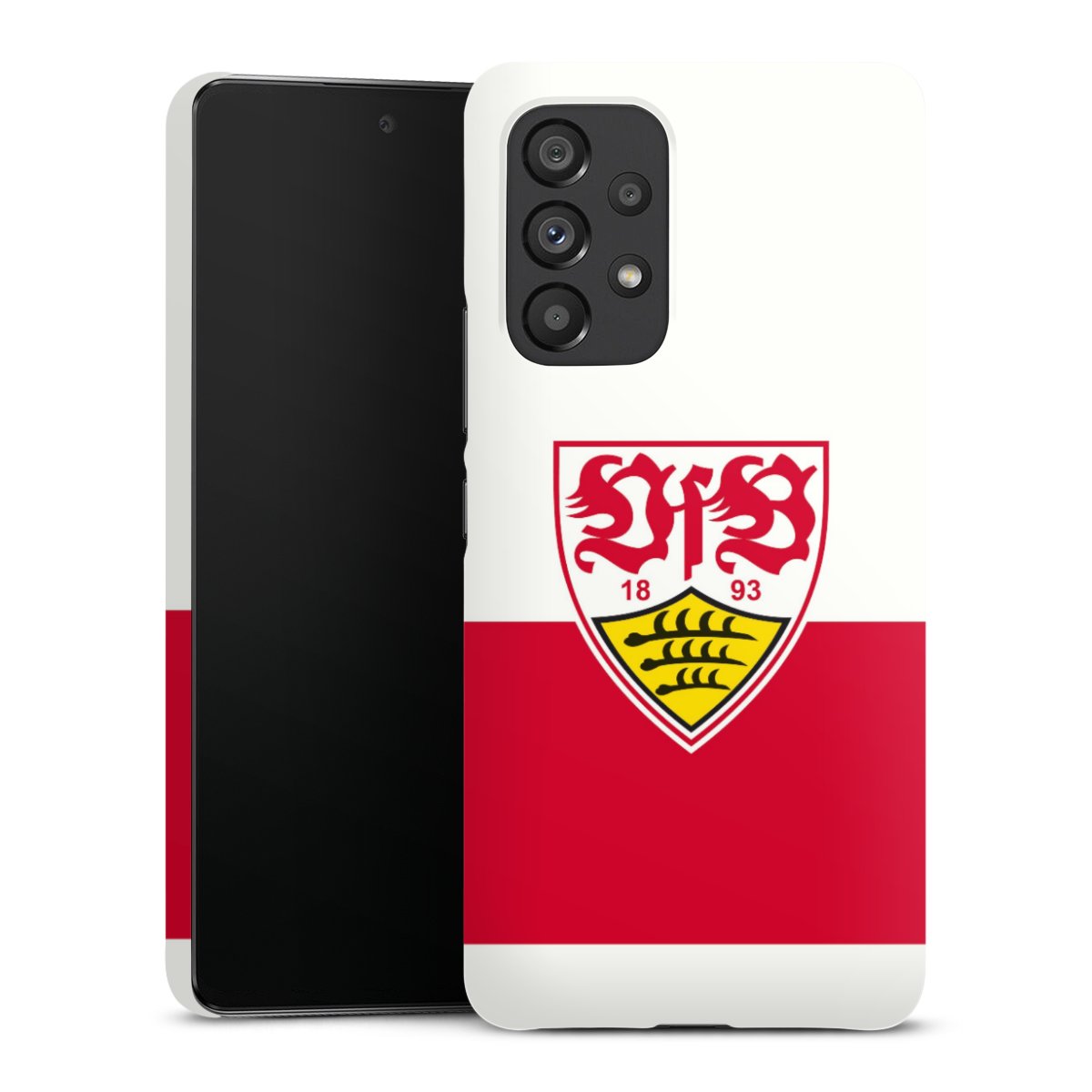 Galaxy A53 5G Handy Premium Case Smartphone Handyhülle Schutzhülle glänzend Official Licensed Product Logo Vfb Stuttgart Premium Case