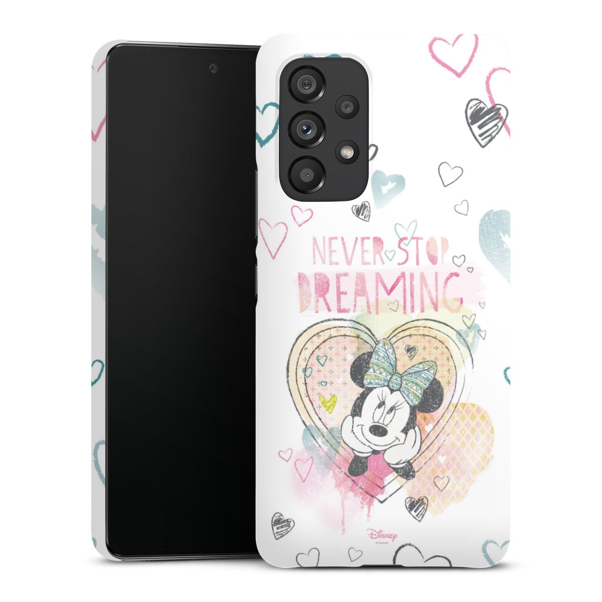 Galaxy A53 5G Handy Premium Case Smartphone Handyhülle Schutzhülle glänzend Disney Official Licensed Product Minnie Mouse Premium Case