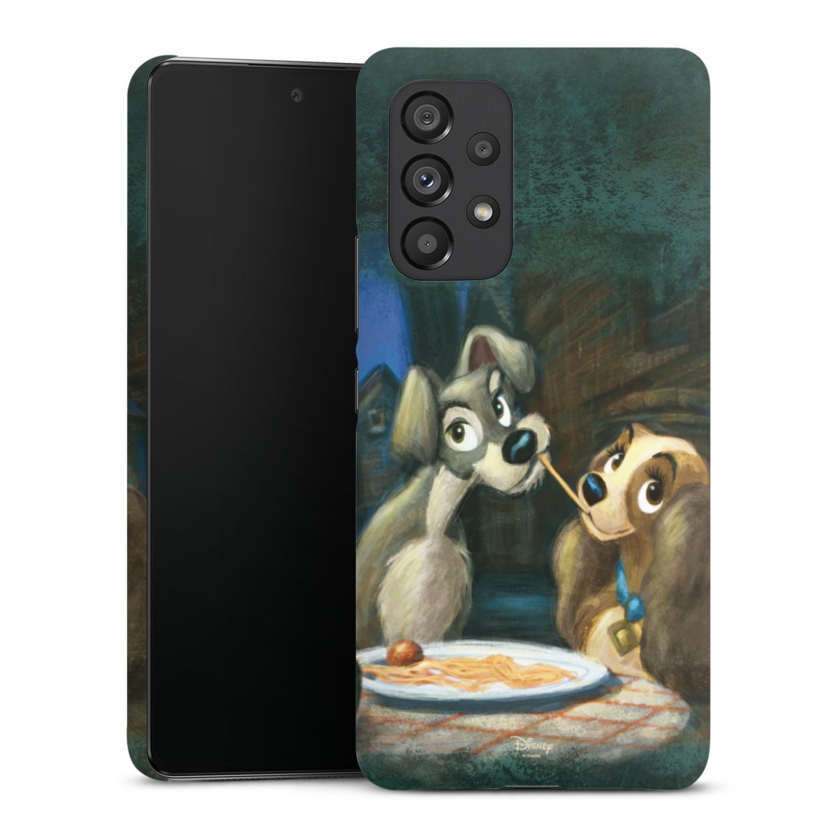 Galaxy A53 5G Handy Premium Case Smartphone Handyhülle Schutzhülle glänzend Lady And The Tramp Official Licensed Product Disney Premium Case