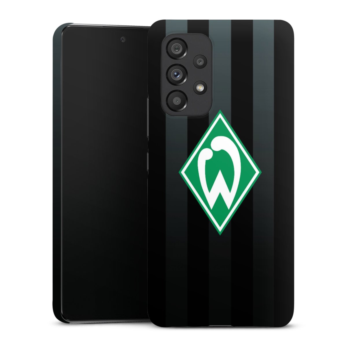 Galaxy A53 5G Handy Premium Case Smartphone Handyhülle Schutzhülle glänzend Stripes Sv Werder Bremen Official Licensed Product Premium Case